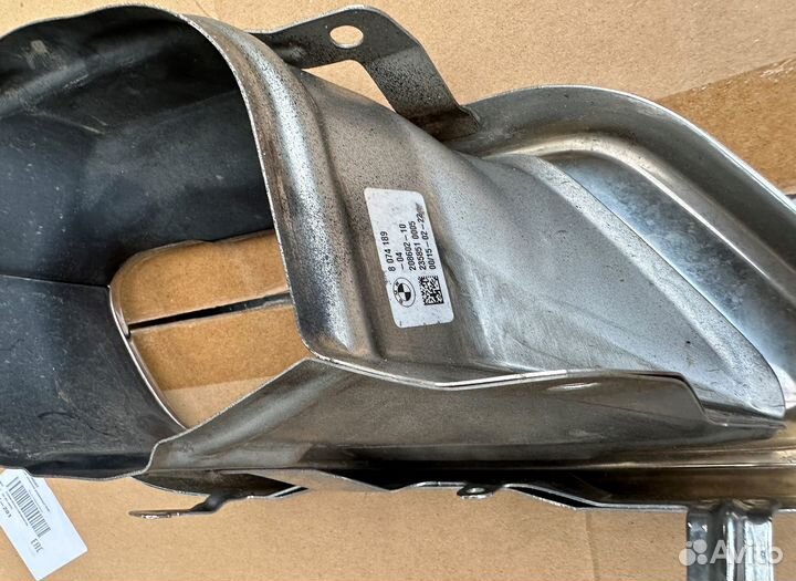 Накладка на выхлопную трубу bmw x5 комплект бу