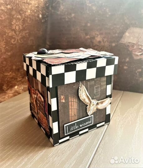 Открытка-коробочка Гарри Поттер
