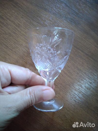Хрустальные фужеры СССР наборы новые в упаковке