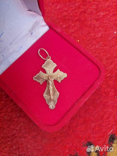 Золотой крестик 585