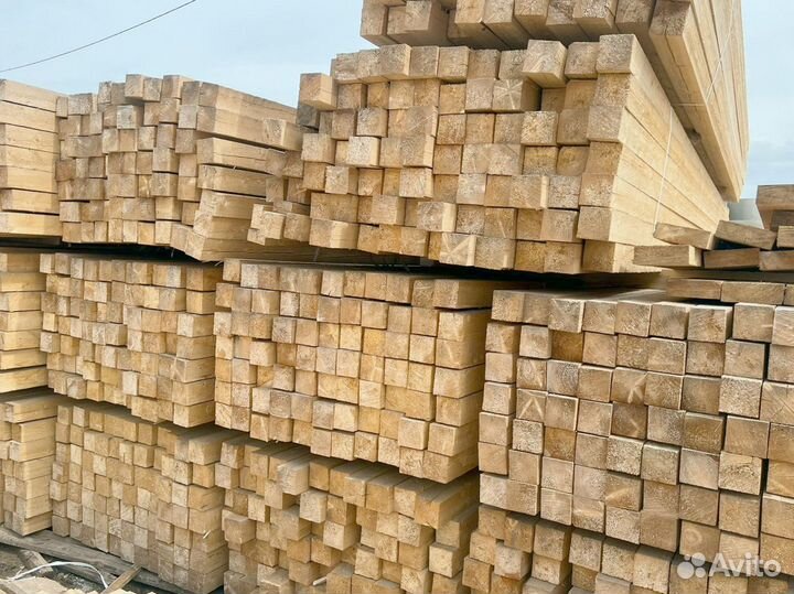 Доска обрезная 40х100х6000мм с доставкой