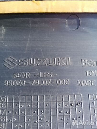 Молдинг двери задней LH Suzuki SX4 2006-2013