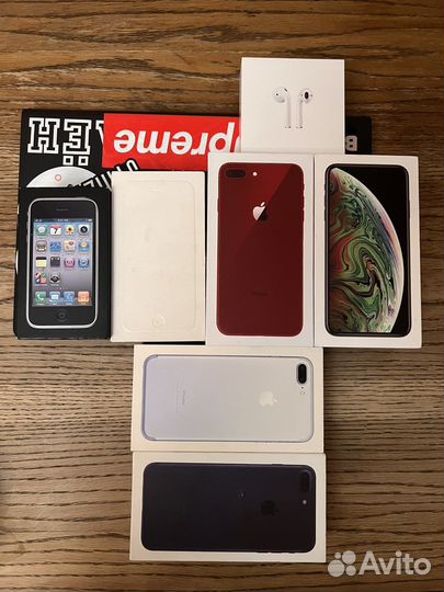 Коробки от техники Apple