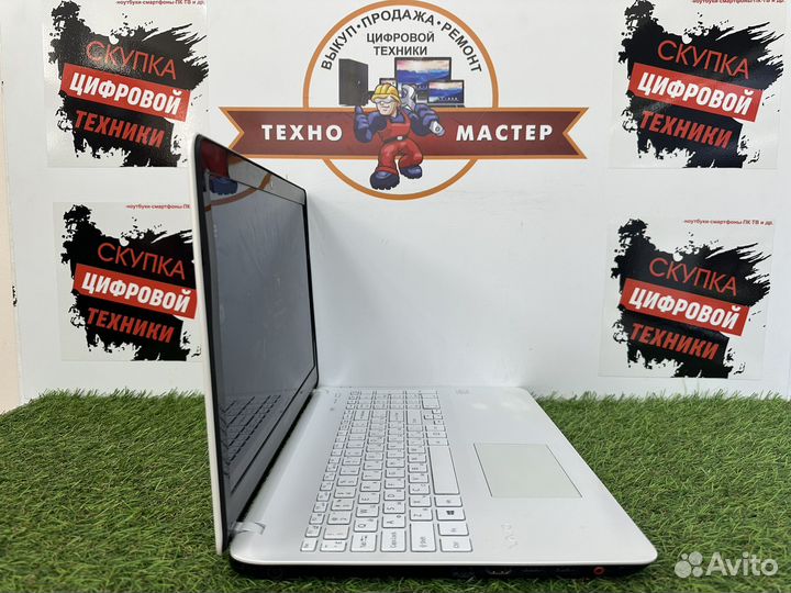 Белоснежный Sony Vaio i3, GT740, ssd 256, 6 RAM