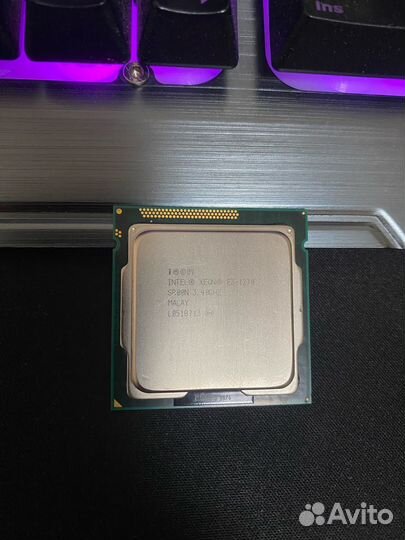 Процессор Intel Xeon E3-1270 3.4-3.8 ггц 4 ядра