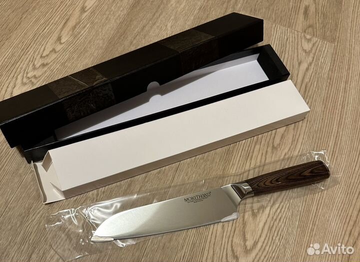 Кухонный шеф нож Сантоку