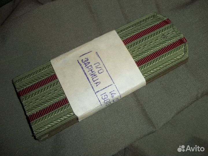 Офицерская рубашка, погоны и галстук вв СССР