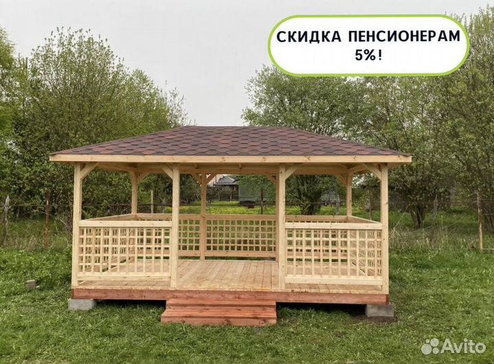 Беседка под ключ