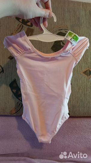 Купальник гимнастический Боди 98р/ Балетки танц 26