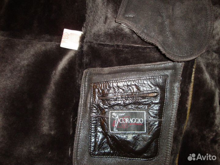 Дубленка с капюшоном