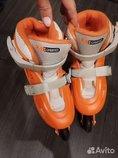 Роликовые коньки детские раздвижные размер30-33