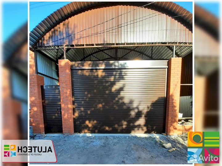 Ворота алютех роллетные