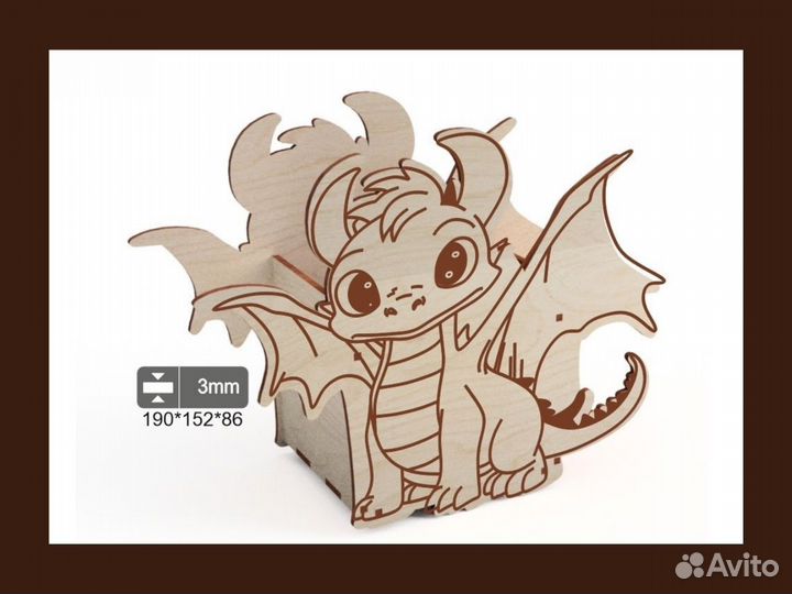 Лазерная резка фанеры, гравировка