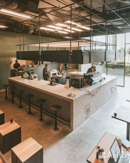 Барная стойка для пекарни кондитерской, кофейни