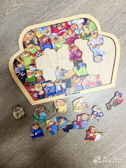 Головоломки/пазлы деревянные