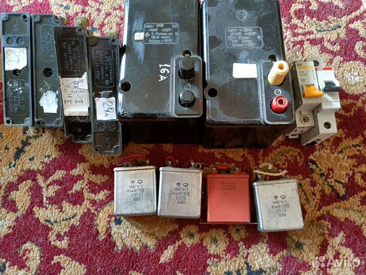 Электрические автоматы, ап, Конденсаторы