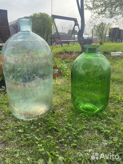 Бутыль стеклянная