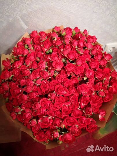 51 роза 101 роза Букеты напрямую со склада