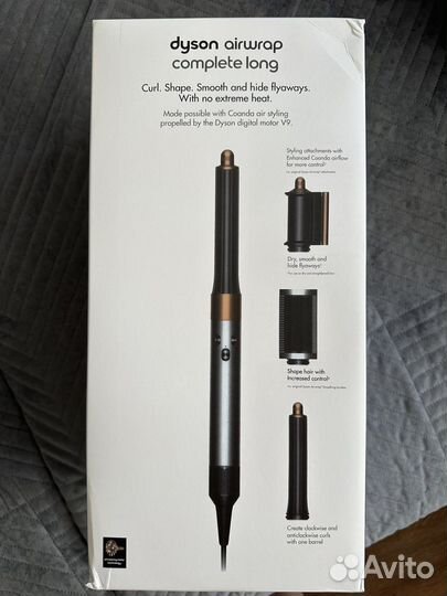 Стайлер dyson airwrap complete long