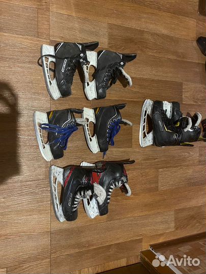 Коньки хоккейные детские