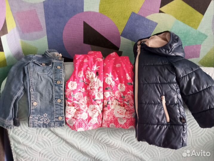 Детские вещи пакетом для девочки 110 116
