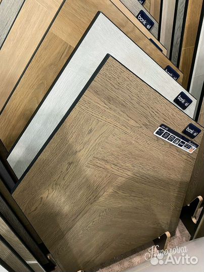 Кварцвиниловый ламинат елочка