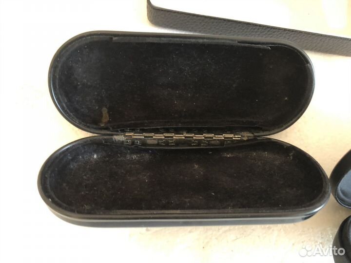 Очечники оригинал. Кожа. Палехская роспись