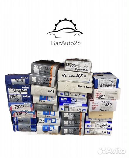Кольца поршневые ваз 2101, 2108, 2110, Приора
