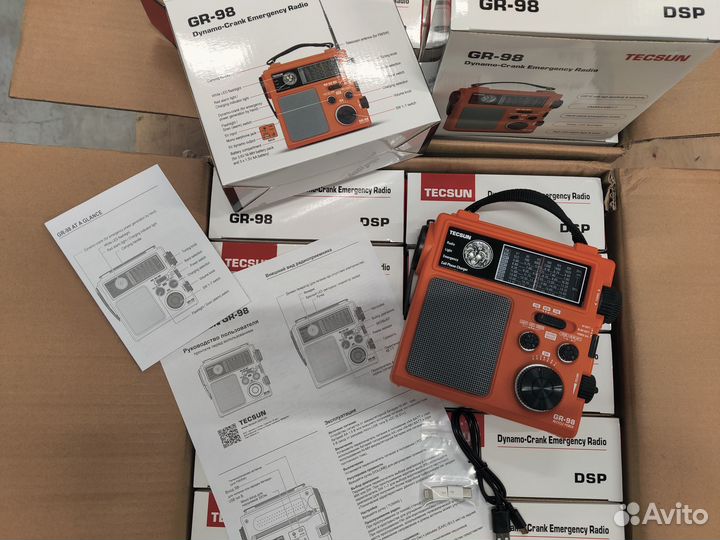 Радиоприемник Tecsun GR-98 orange Магазин/Гарантия