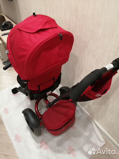 Детский трехколесный велосипед с ручкой Chopper