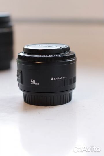 Объектив canon EF 50mm 1:1.8f