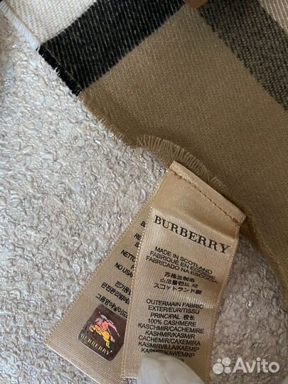 Шарф Burberry теплый