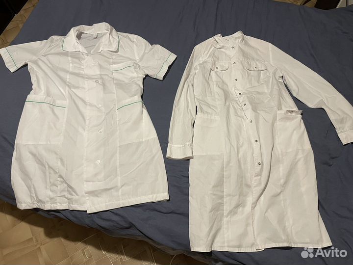 Белый медицинский халат