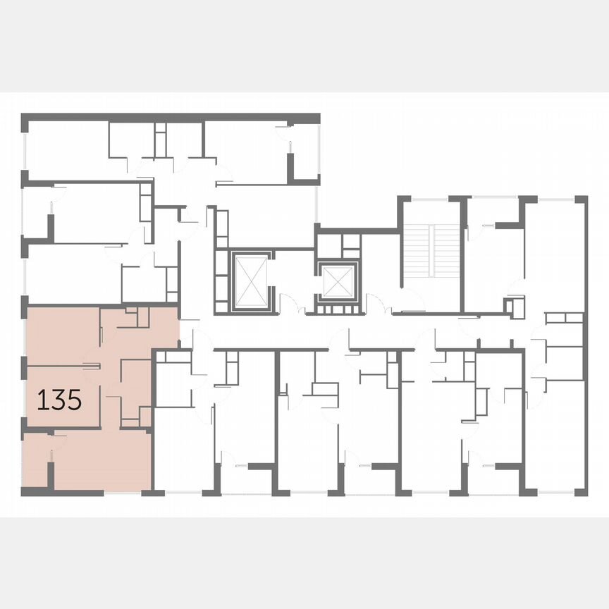 2-к. квартира, 54,2 м², 10/10 эт.