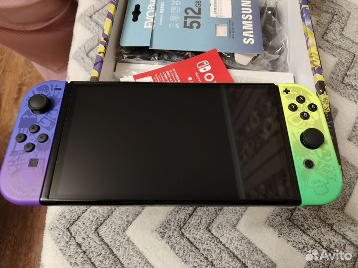 Nintendo switch oled splatoon 3 прошитая