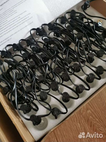 Гирлянда уличная 15 метров 50 ламп