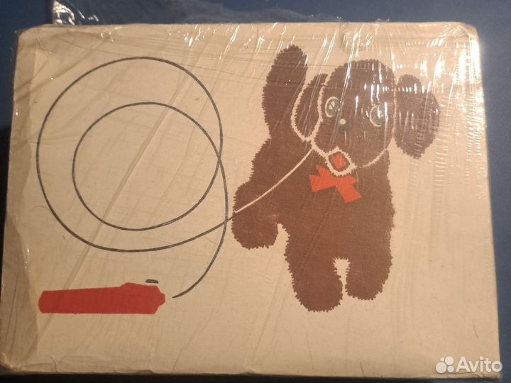 Игрушка СССР щенок на батарейках