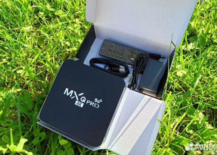 Смарт тв приставка 8+128 с 1000 телеканалами