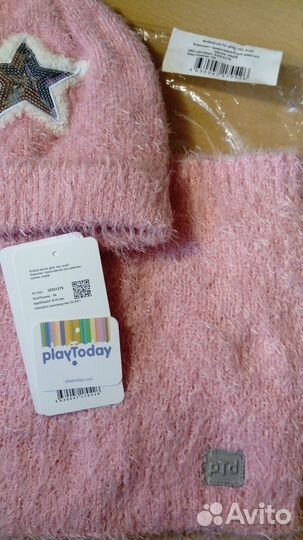 Шапка и снуд для девочки