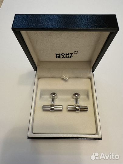 Серебряные запонки Montblanc (оригинал, новые)