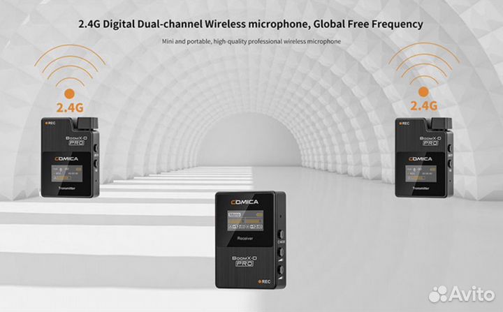 Радиосистема Comica BoomX-D PRO D2 Чёрная