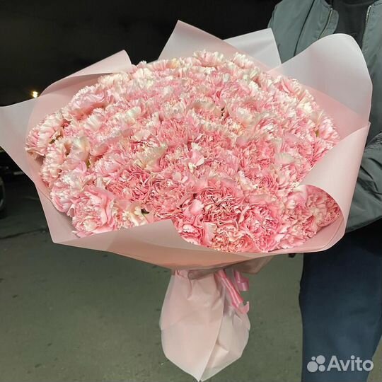 Гвоздика, цветы гвоздики, Москва