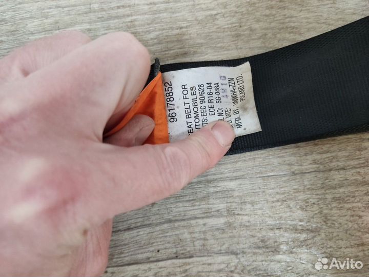 Ремень безопасности задний правый Nexia Нексия