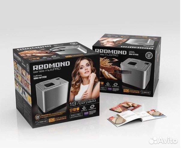 Хлебопечь redmond RBM-M1920, Новая