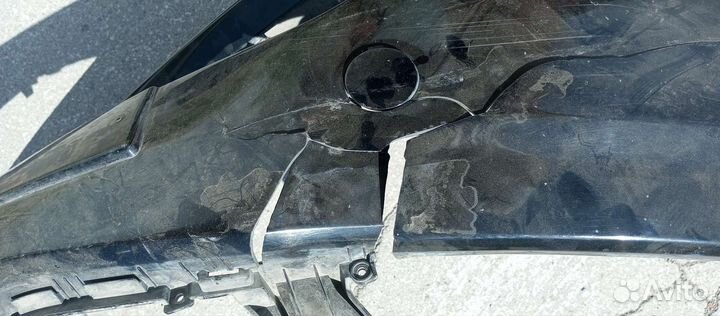 Бампер передний на opel astra h