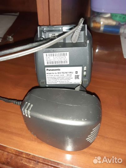 Радиотелефон panasonic KX-tg1611ruh