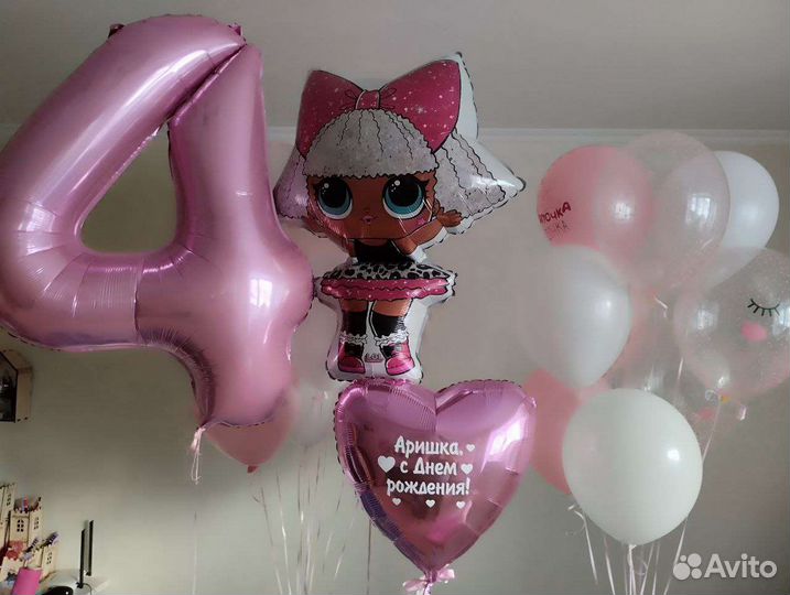 Воздушные шары с гелием. Оформление