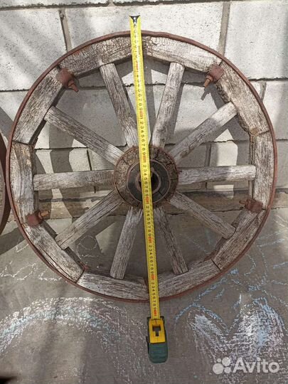 Деревянное колесо для телеги