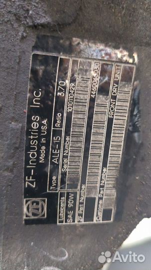 Редуктор моста Mercedes ML W163, 2001