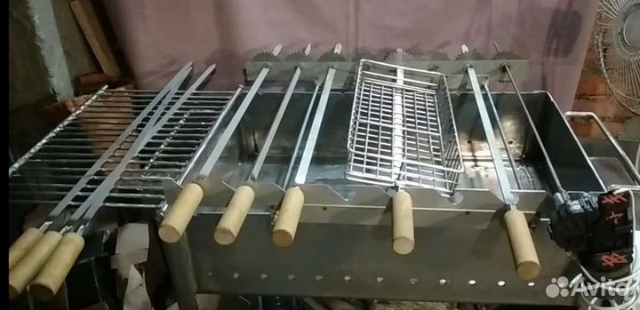 Самокруты шампура решётка мангал нержавейка